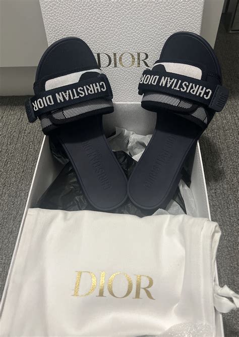 dior oblique slides|christian dior evolution slides.